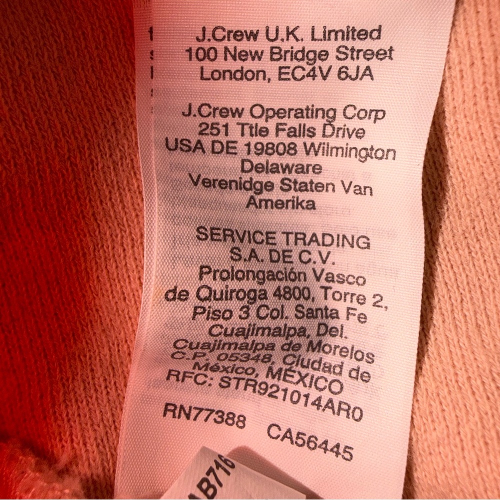 J Crew Short Sleeve Textured Sweatshirt Size Small - Picture 5 of 6